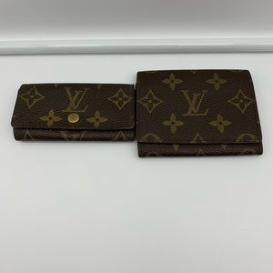 💯Auth Louis Vuitton card case bundle